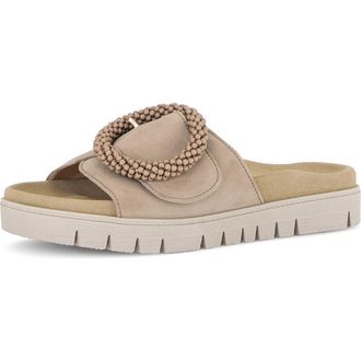 Gabor Slide Sandal in Camel at Nordstrom, Size 10.5-11Us