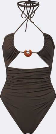 Magda Butrym Costume intero con scollo allamericana