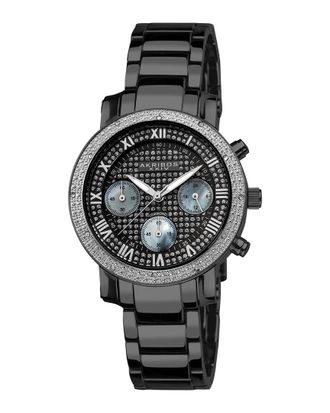 Akribos XXIV Akribos Xxiv Womens Stainless Steel Diamond Watch
