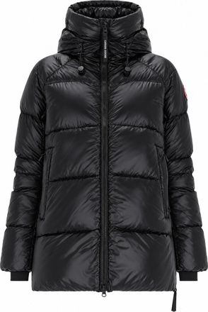 Canada Goose Black Cypress High-Collar Down-Filled Polyamide Down Jacket