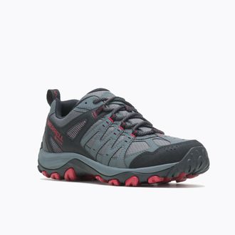 Merrell Wanderschuh MERRELL ACCENTOR 3 SPORT GORE-TEX, Herren, Gr. 44,5, grau (rock), Synthetik, Textil, Schuhe Wanderschuh, wasserdicht