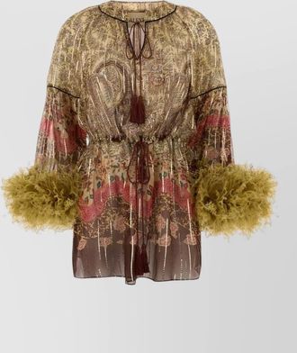 Valentino Garavani printed silk mini dress