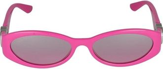 Gucci Fuchsia Roze Zonnebril Stijlvol Model - Dames - Zonnebrillen - Roze - 54 MM - Accessoires