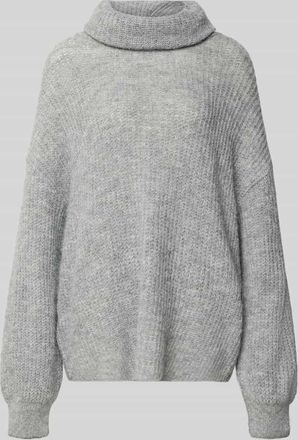 LeGer By Lena Gercke Rollkragenpullover mit überschnittenen Schultern Modell Jarine in Hellgrau, Größe 34