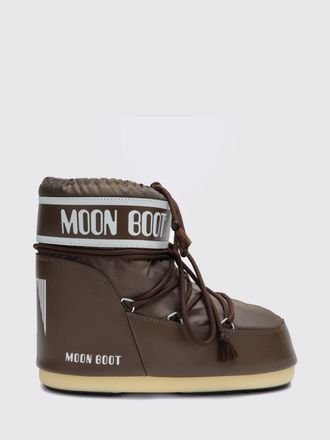 Moon Boot Doposci Icon bassi in nylon bicolore con logo