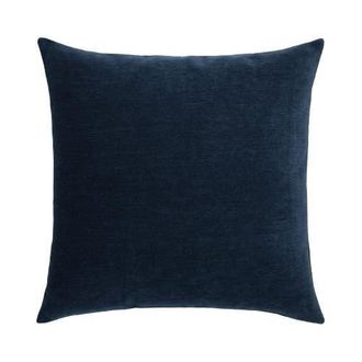 Elaine Smith Luxe Velour Plush Chenille Indoor & Outdoor Woven Accent Pillow in Indigo at Nordstrom, Size 20X20