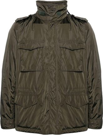Aspesi Minifield shell jacket - men - Polyamide/Polyamide - L - Green