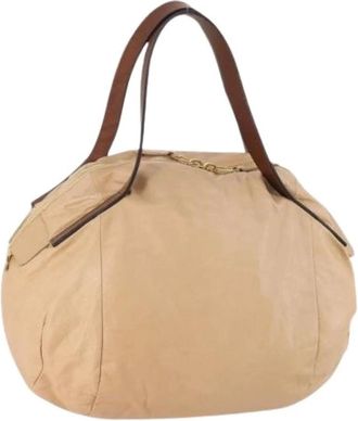 Celine Pre-owned Handbags, female, Beige, Size: ONE SIZE Pre-owned Vintage Hand Bag