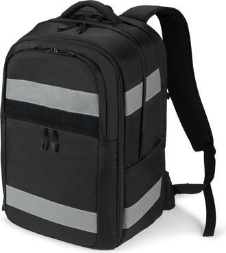 Dicota Rucksack DICOTA REFLECTIVE, Herren, Gr. B/H/T: 36cm x 52cm x 26cm, schwarz, Rucks&auml;cke Rucksack