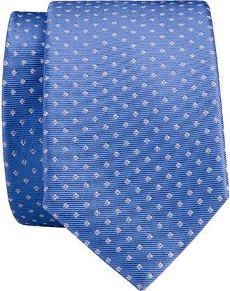 Bexley Cravate Soie Motif Carr&eacute;