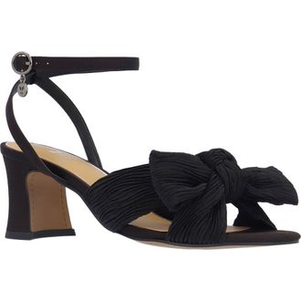 J. Rene&eacute; Olwen Ankle Strap Sandal in Black at Nordstrom, Size 10.5