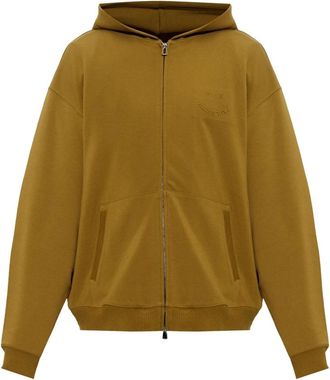 Paul Smith Zip-Up Hoodie - Heren - Vesten met rits - Bruin - 2XL - Hoodies & sweatvesten