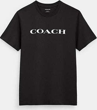 Coach Coach T-Shirt in Black, Size X-Small | Organic Cotton