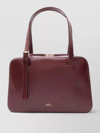 A.P.C. virginie rectangular shoulder bag adjustable strap