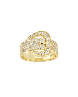 Sphera Milano 14K Gold Plated Cz Ring