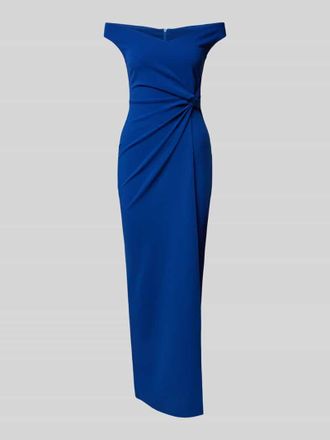 Sistaglam Abendkleid mit Nahtreißverschluss Modell Octy in Royal, Größe 34