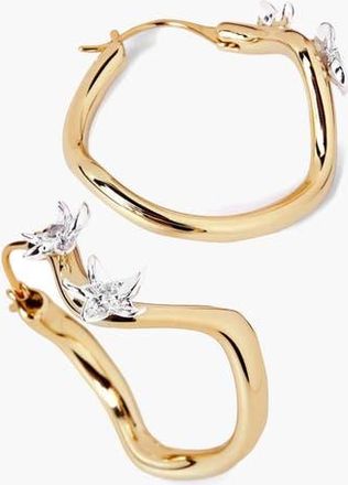 Yoj Calino Hoop Earrings In Gold at Nordstrom