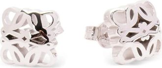 Loewe Orecchini a bottone Anagram in argento sterling