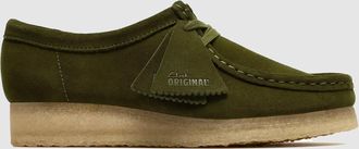 Clarks Mocassins Wallabee Olive Suede