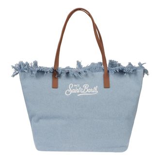 MC2 Saint Barth Tote Bags, female, Blue, Size: ONE SIZE Vanity Tote