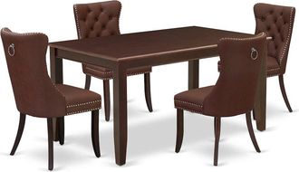 East West Furniture 5 Piece Kitchen Table & Chairs Set