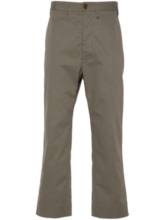 Vivienne Westwood M Cropped Cruise trousers - men - Cotton/Cotton - 52 - Green
