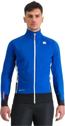 Sportful Bright Blue White Apex Jacket - Heren - Thermokleding winter - Blauw - S - Fitness