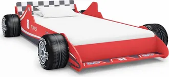 vidaXL Cama Con Forma De Coche De Carreras Para Ni&ntilde;os 90x200 Cm Roja Vidaxl