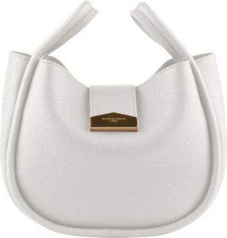 Pourchet Liane - PM - Dames - Handtassen - Wit - ONE Size - Leer - Tassen