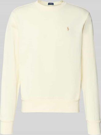 Polo Ralph Lauren Relaxed Fit Sweatshirt aus reiner Baumwolle in Sand, Gr&ouml;&szlig;e XXL