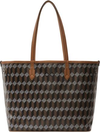 Au D&eacute;part Tote No 47 - Dames - Shoppers - Bruin - ONE Size - Tassen