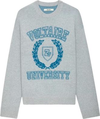 Zadig&Voltaire Maglione Marko - - Sweatshirts & Hoodies - Uomo - Grigio - L
