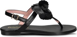 Pretty Ballerinas Sandali con dettaglio a fiori - Nero