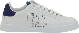 Dolce & Gabbana Urban Style Leren Sneakers - Heren - Sneakers - Wit - 44 EU - Schoenen