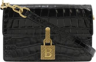 Balenciaga Pre-owned Leather balenciaga-bags - Dames - Vintage Schoudertas - Zwart - ONE Size - Leer - Vintage