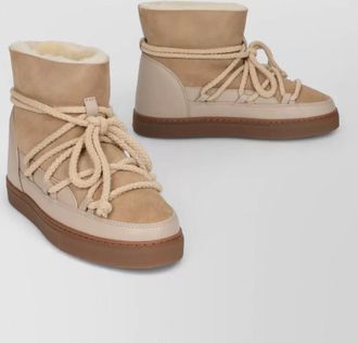 INUIKII leather snow boots