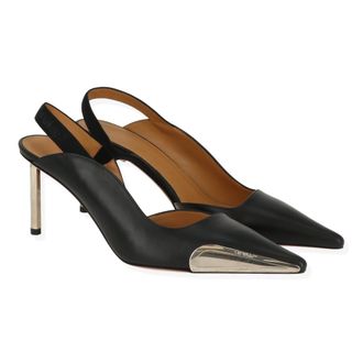 Off-white Off White Womens Black/Silver Pump