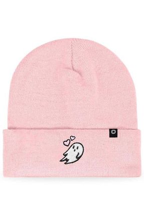 Dalix Heartly Ghost Beanie in Pink at Nordstrom