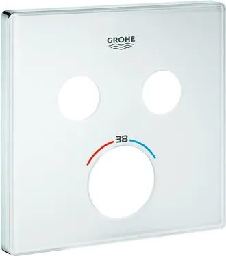 GROHE Escudo Grohe 49040 Para Smartcontrol Up-thm Cuadrado Con 2 Asv Blanco Luna