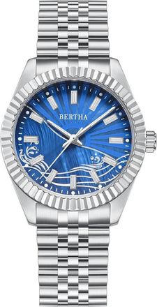 Bertha Sunglasses Marina Ladies Quartz Watch in Blue at Nordstrom