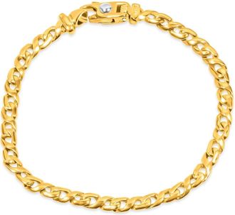 Pompeii3 Mens 14k Gold (17gram) or Platinum (24gram) 5mm Link Bracelet 8.5