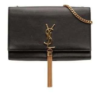 Saint Laurent Pre-owned Cross Body Bags, female, Black, Size: ONE SIZE Pre-owned The Kate Cross Body Bag