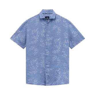 State of Art Heren, Overhemden, Blauw, Maat: 3XL Linnen