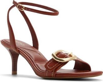 Aldo Emmarose Ankle Strap Sandal in Cognac at Nordstrom, Size 8.5