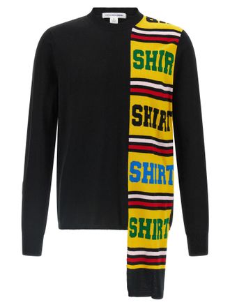 Comme Des Gar&ccedil;ons Mens Intarsia Sweater
