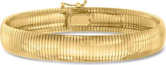 Ross-Simons Italian 18kt Gold Over Sterling Omega Bracelet