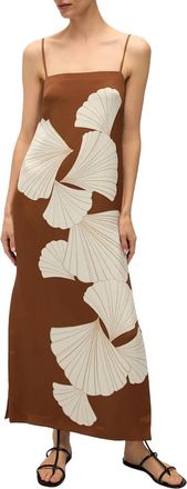 Veronica Beard Petra Midi Dress In Whisky Multi