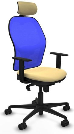 Piqueras y Crespo Sedia Ufficio Con Poggiatesta Piqueras Y Crespo 1d036n2 Crema