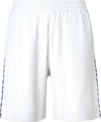 Missoni Shorts con motivo a zigzag - Bianco