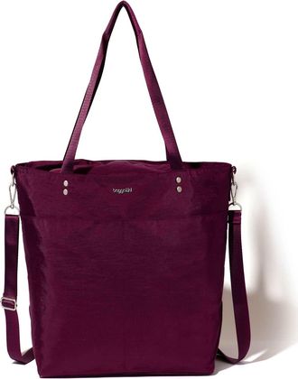 Baggallini Womens Large Carryall Weekender Tote Bag with Crossbody Strap